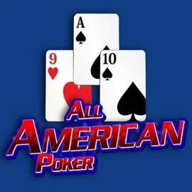 All American Poker online game logo by RTG (Reel Time Gaming) on slotrizee.ro