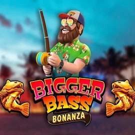 Official Slots logo: Bigger Bass Bonanza by Pragmatic Play at Slotrize Casino